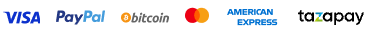 Accepted payment methods: Visa, PayPal, Bitcoin, Mastercard, American Express and Tazapay